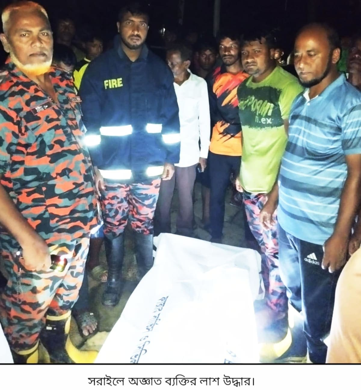 সরাইলে তিতাস নদী থেকে অজ্ঞাত ব্যক্তির মরদেহ উদ্ধার